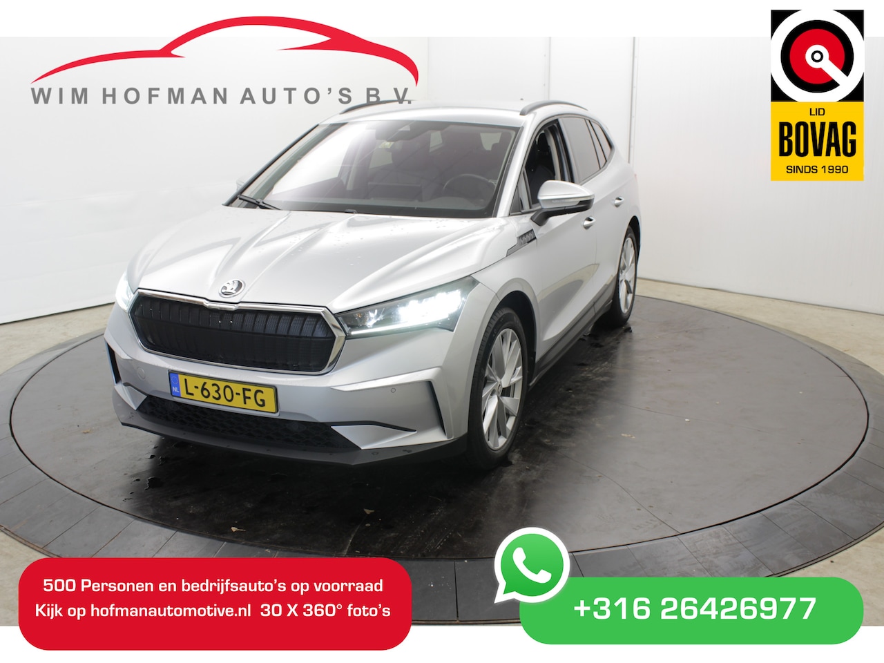 Skoda Enyaq iV - 60 Sport Plus 180PK Camera Leder Carplay - AutoWereld.nl