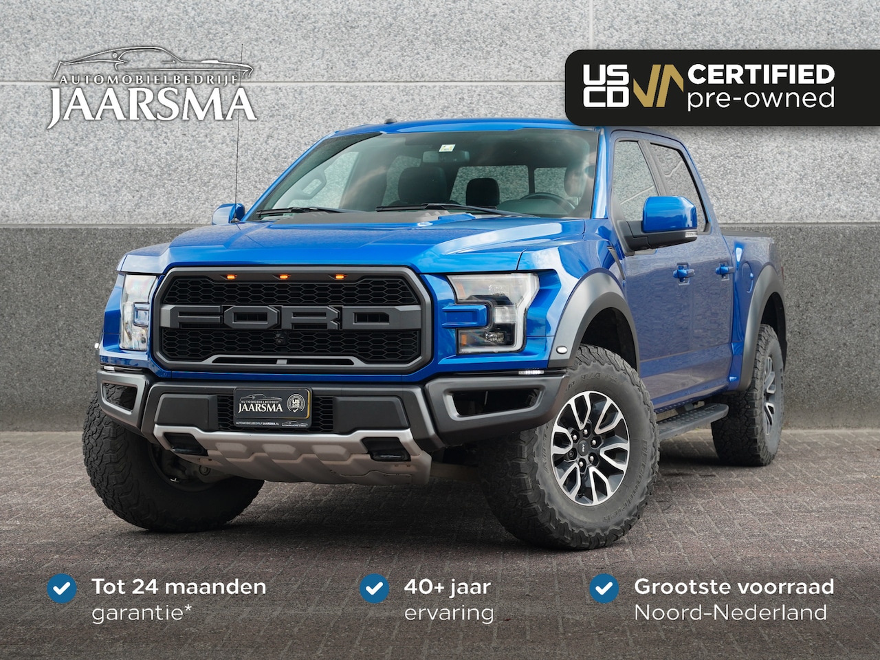 Ford F-150 Raptor - 3.5 V6 Ecoboost SuperCrew |Trailer Assist |360-graden Camera |Stoelverwarming en -ventilat - AutoWereld.nl