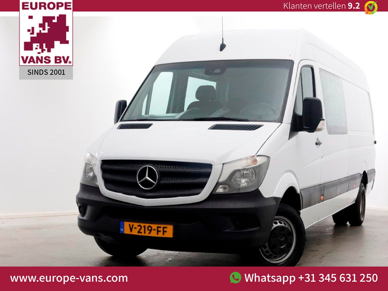 Mercedes-Benz Sprinter - 514 CDI 143pk E6 L3H2 Maxi 7G Automaat D.C. Airco Trekhaak 3000kg 03-2017 - AutoWereld.nl