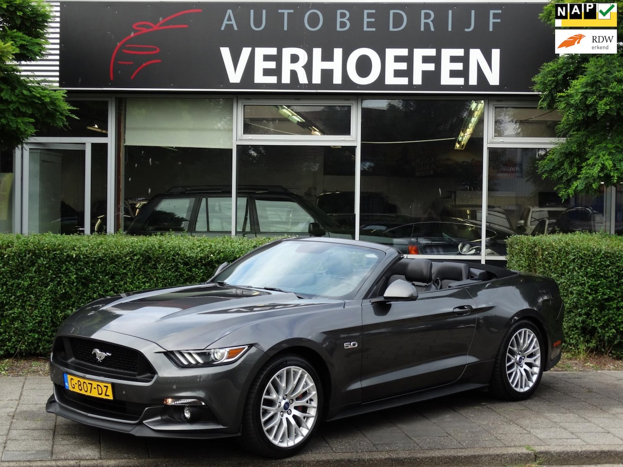 Ford Mustang Convertible - 5.0 GT - CABRIO - PARK CAMERA - STOEL VERW / VERKOEL - NAVIGATIE - AutoWereld.nl