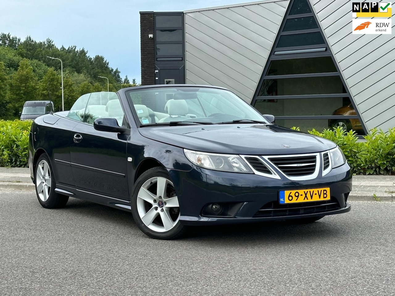 Saab 9-3 Cabrio - 1.8t Linear| Automaat | LM | Leer | Clima | Navi | - AutoWereld.nl