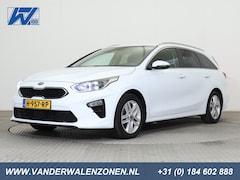 Kia Cee'd Sportswagon - Ceed 1.4 T-GDi 141pk Automaat DynamicPlusLine ECC APC-NAVI LMV ZWART/GRIJS.STOF CHROOM D.G