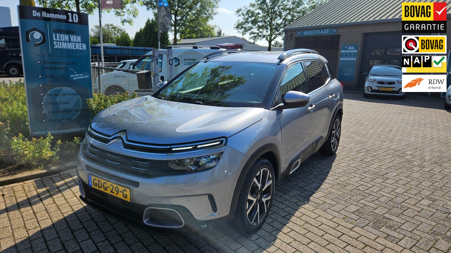 Citroën C5 Aircross - 1.2 PureTech Automaat,Dodehoek detectie,Navi,Climacontrol,Camera, - AutoWereld.nl