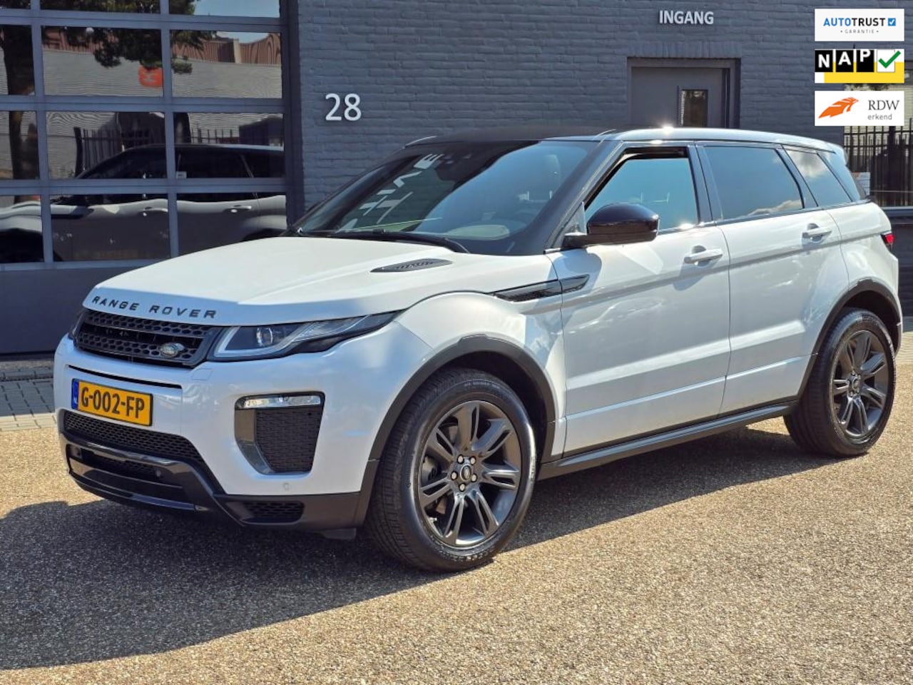 Land Rover Range Rover Evoque - 2.0 TD4 HSE Dynamic 180 PK AUTOMAAT PARELMOER WIT VOLLE AUTO 4WD - AutoWereld.nl