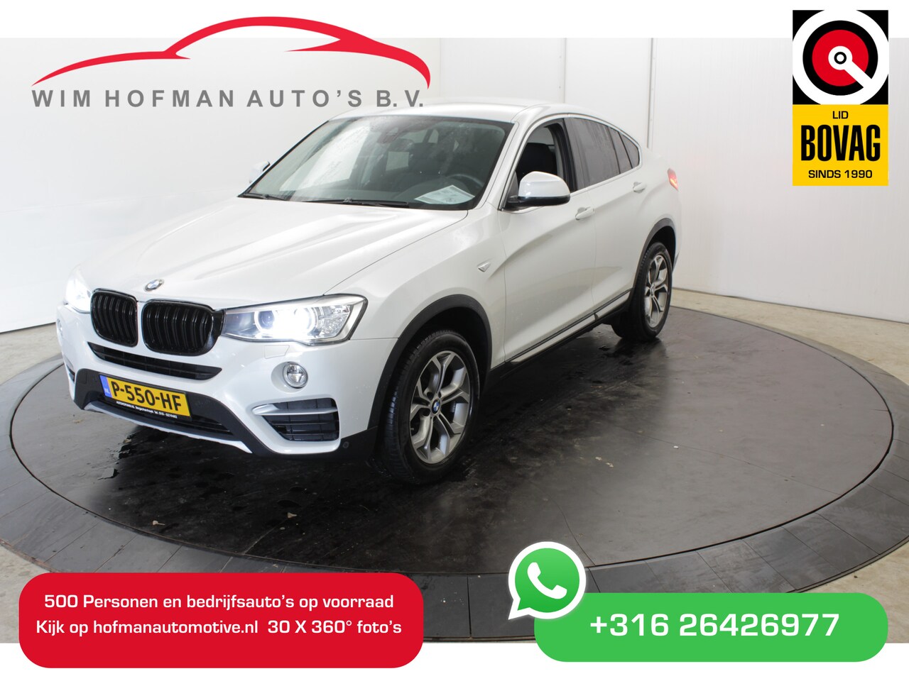 BMW X4 - High EXE xDrive28i 245PK Vol Leder M Sport Stoelen EL Trekh+a Klep Parelmoer lak - AutoWereld.nl