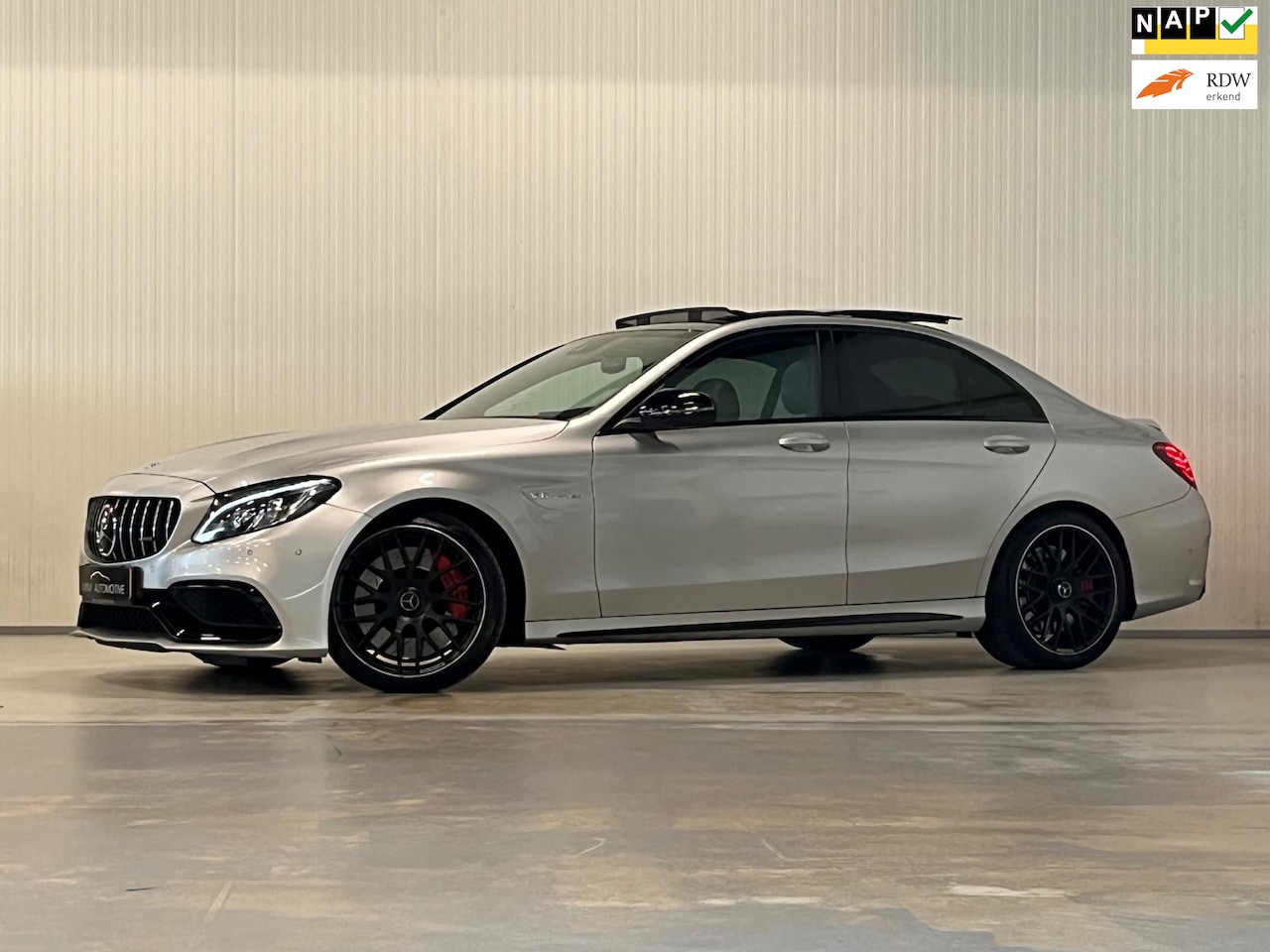 Mercedes-Benz C-klasse - AMG 63 S | PANO | BURMESTER | CARBON | AMBIANCE | VOL! - AutoWereld.nl