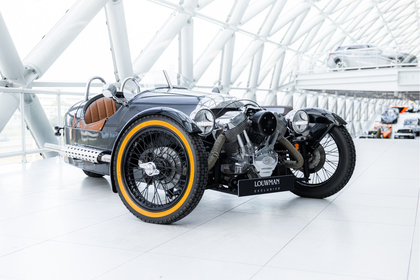 Morgan 3Wheeler - | NL History | AM Quantom Silver | Many upgrades & extras | - AutoWereld.nl