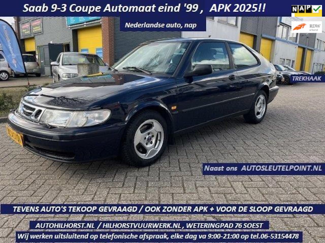 Saab 9-3 Coupé - 2.0 S 2.0 S - AutoWereld.nl