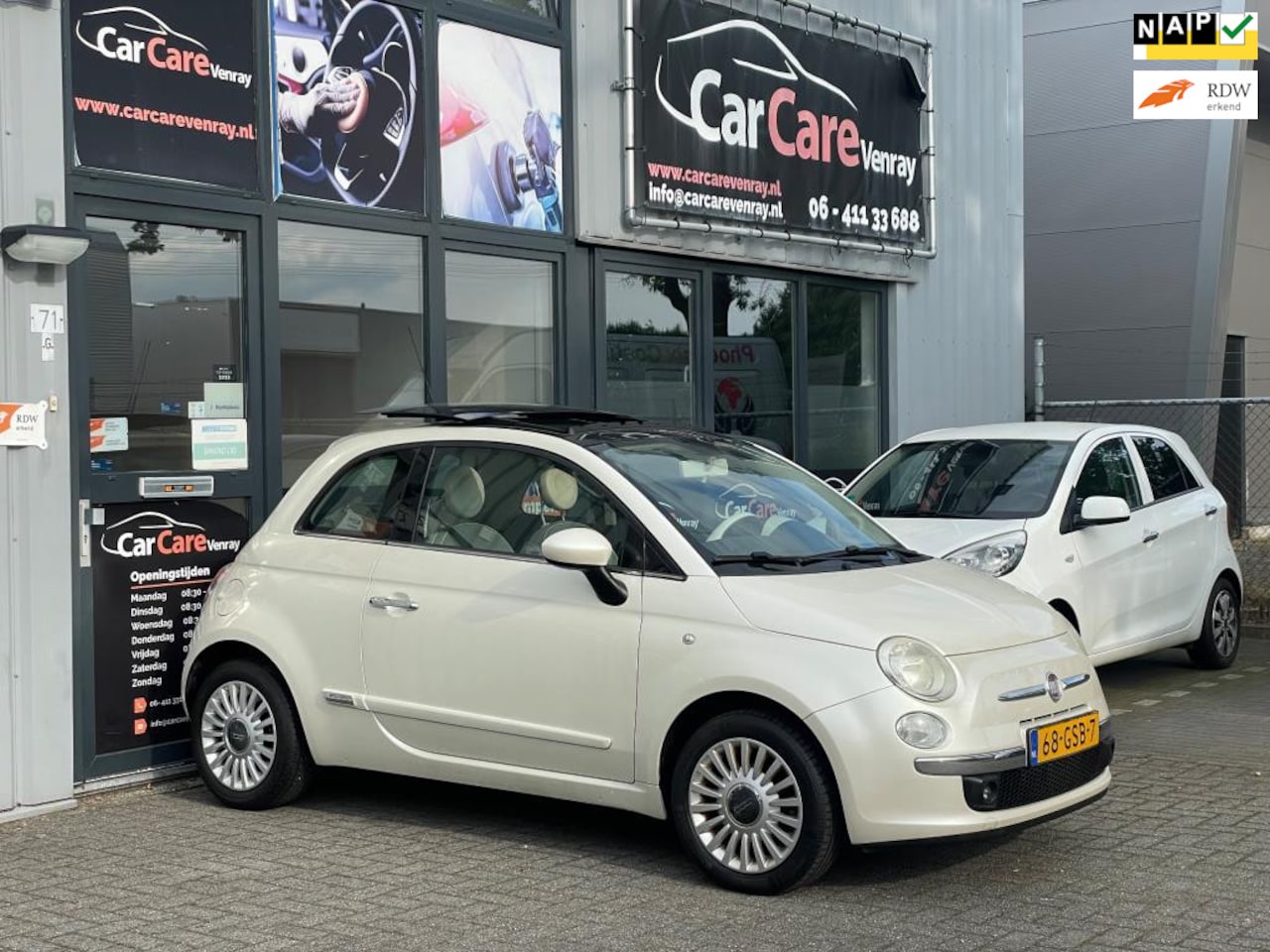 Fiat 500 - 1.2 Lounge|APK11-2024|SCHUIFKANTELDAK|AIRCO| - AutoWereld.nl