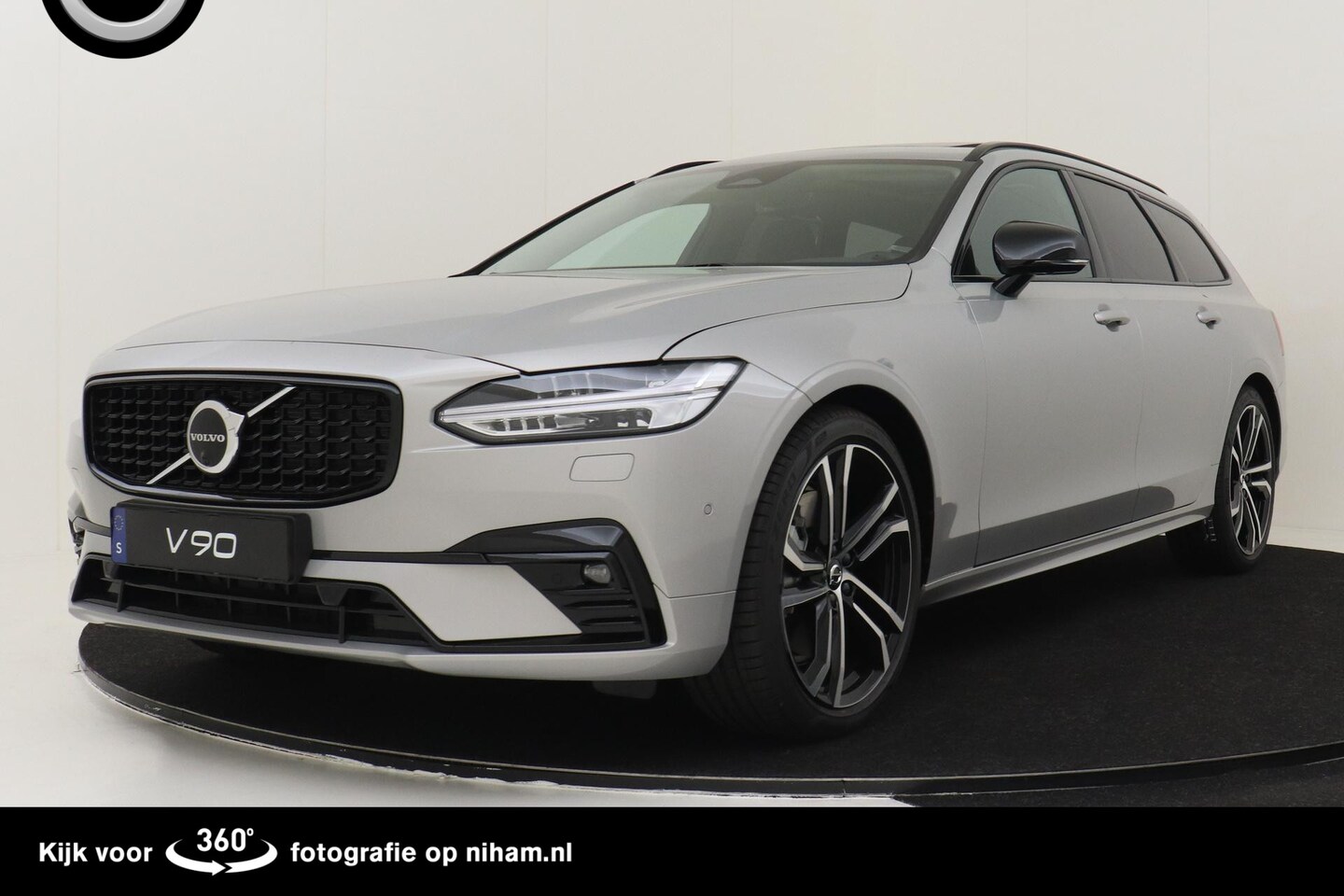 Volvo V90 - B5 (M-HYRBID) ULTIMATE DARK -PANO.DAK|HK-AUDIO|HEAD-UP DISP.|360°CAM|21" - AutoWereld.nl