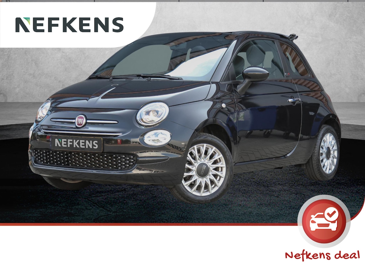 Fiat 500 C - 69pk Hybrid Launch Edition (1ste eig./LEER/16"LMV/AppleCarPlay/NAV./Climate) - AutoWereld.nl