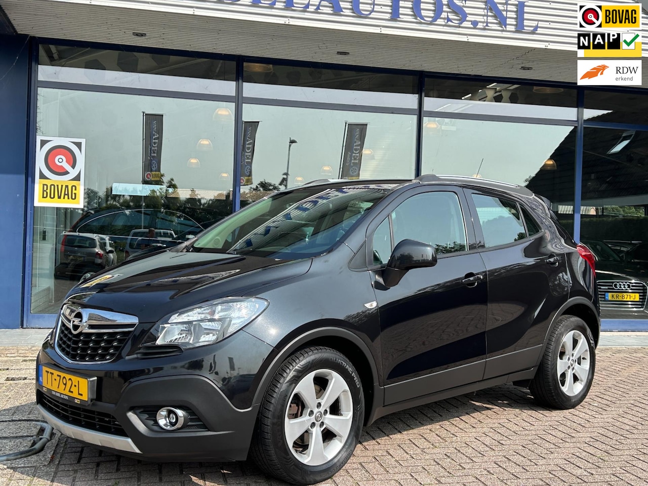 Opel Mokka - 1.4 T Cosmo Airco Cruise Bluetooth LM-Velgen Trekhaak Comfortstoelen Dealeronderhouden! - AutoWereld.nl