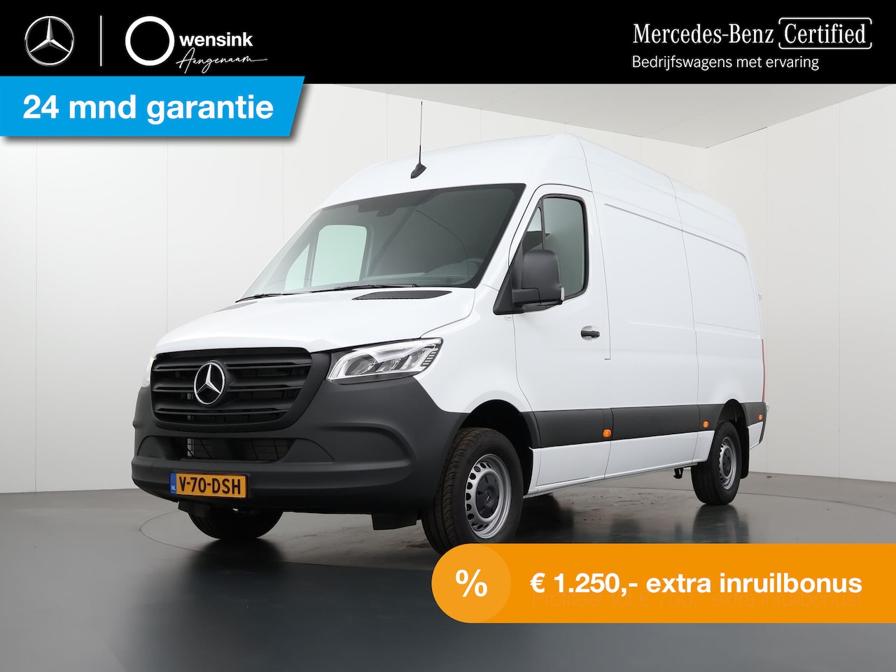 Mercedes-Benz Sprinter - 317 CDI L2 H2 | Aut. | Parkeercamera | Keyless go | Climate Control | Bluetooth | Certifie - AutoWereld.nl