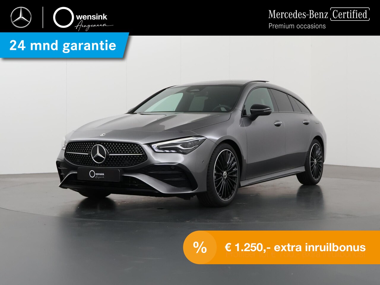 Mercedes-Benz CLA-klasse Shooting Brake - 180 AMG Line Night pakket | Panoramadak | 19 inch LM velgen | Facelift type - AutoWereld.nl