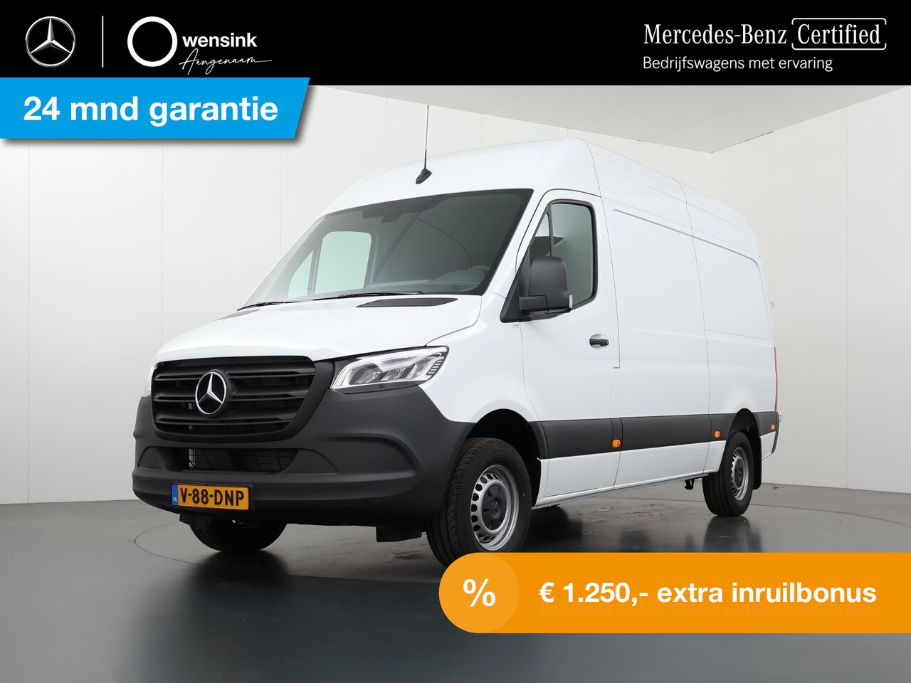 Mercedes-Benz Sprinter - 317 CDI L2 H2 | Aut. | Keyless go | Parkeercamera | Climate Control | Bluetooth | Certifie - AutoWereld.nl