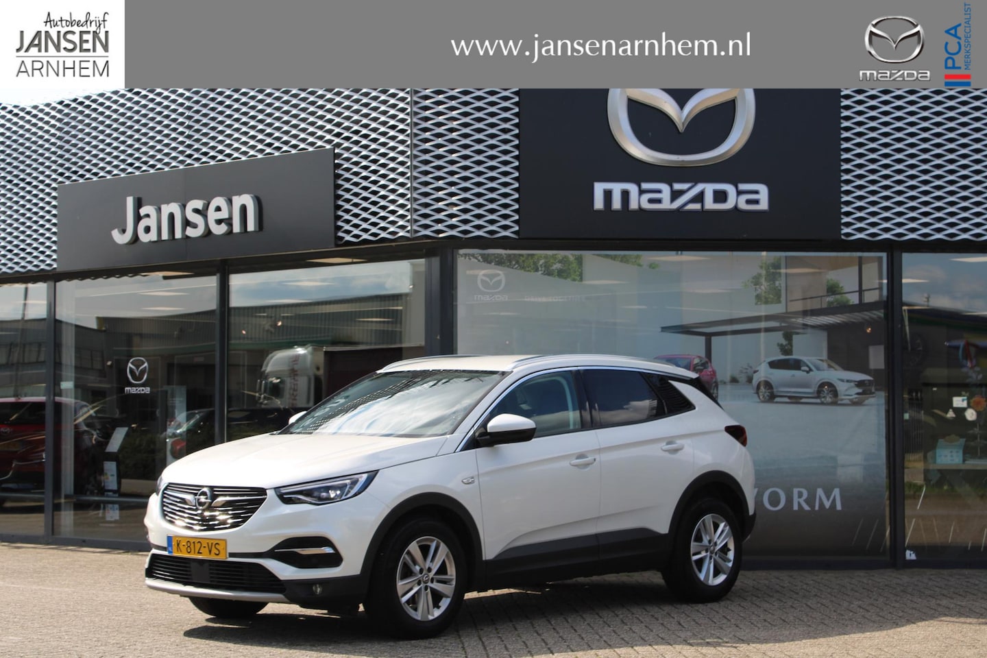 Opel Grandland X - 1.2 Turbo Business Elegance 1.2 Turbo Business Elegance , Automaat, Navi, Apple Carplay, 360 Camera, Clima, Cruise, PD - AutoWereld.nl