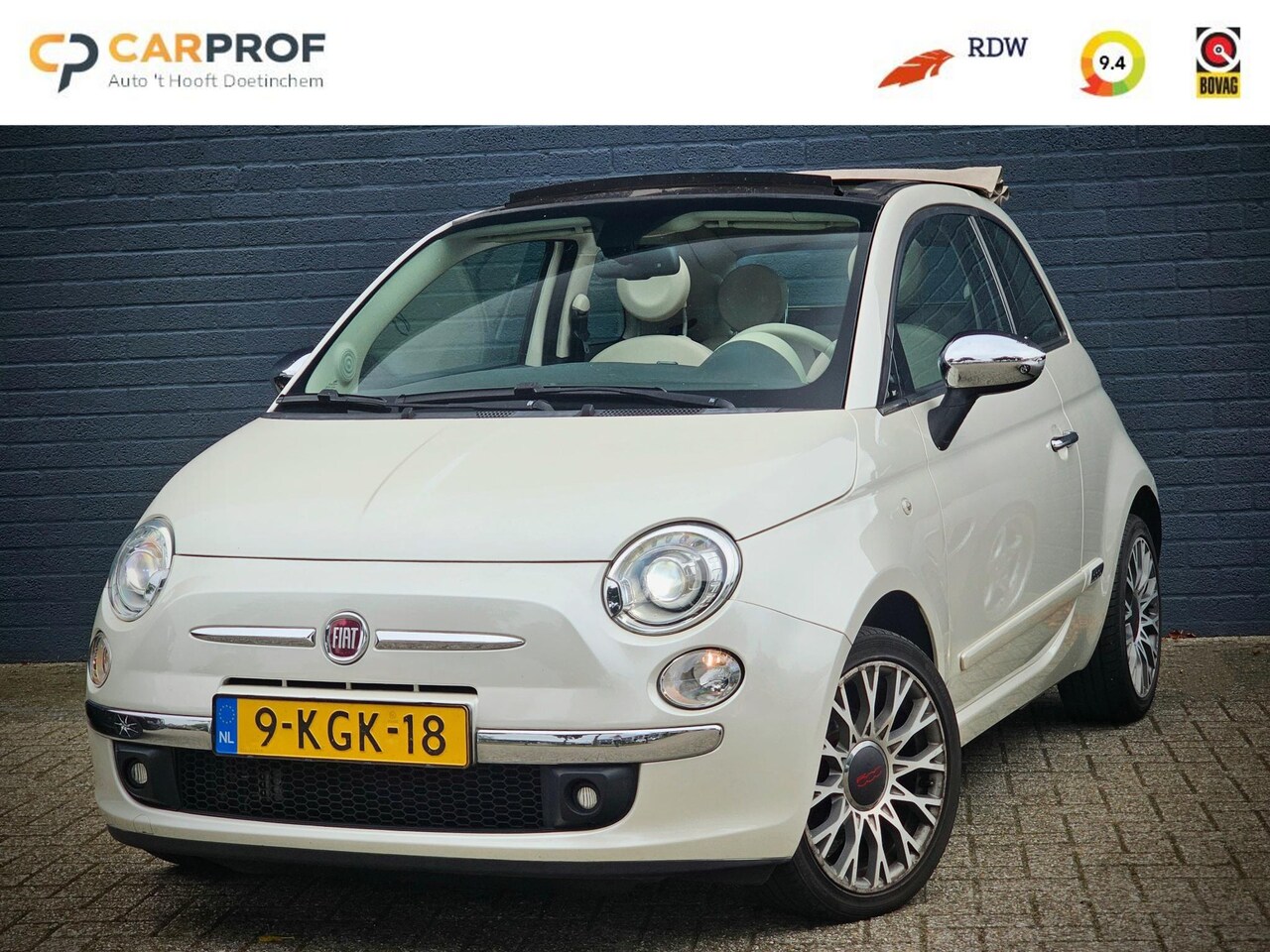 Fiat 500 C - 0.9 TwinAir millionaire / CABRIO / LEDER / XENON / - AutoWereld.nl