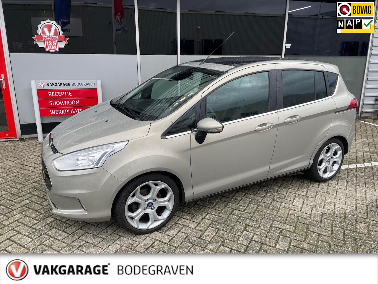 Ford B-Max - 1.0 EcoBoost Titanium / panoramadak / trekhaak - AutoWereld.nl