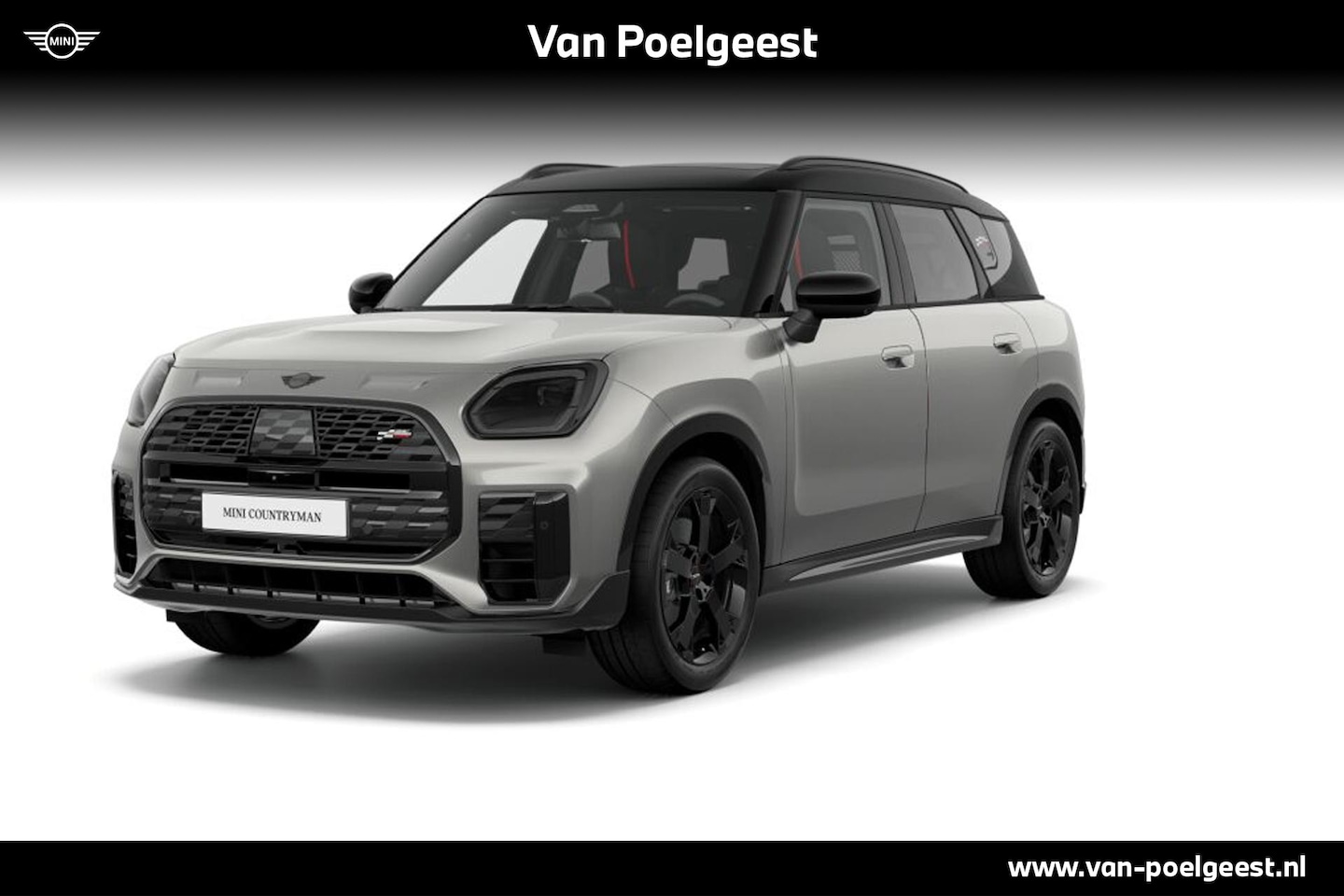 MINI Countryman - 2.0 S ALL4 John Cooper Works | Pakket XL | Dak en spiegelkappen in Jetblack - AutoWereld.nl