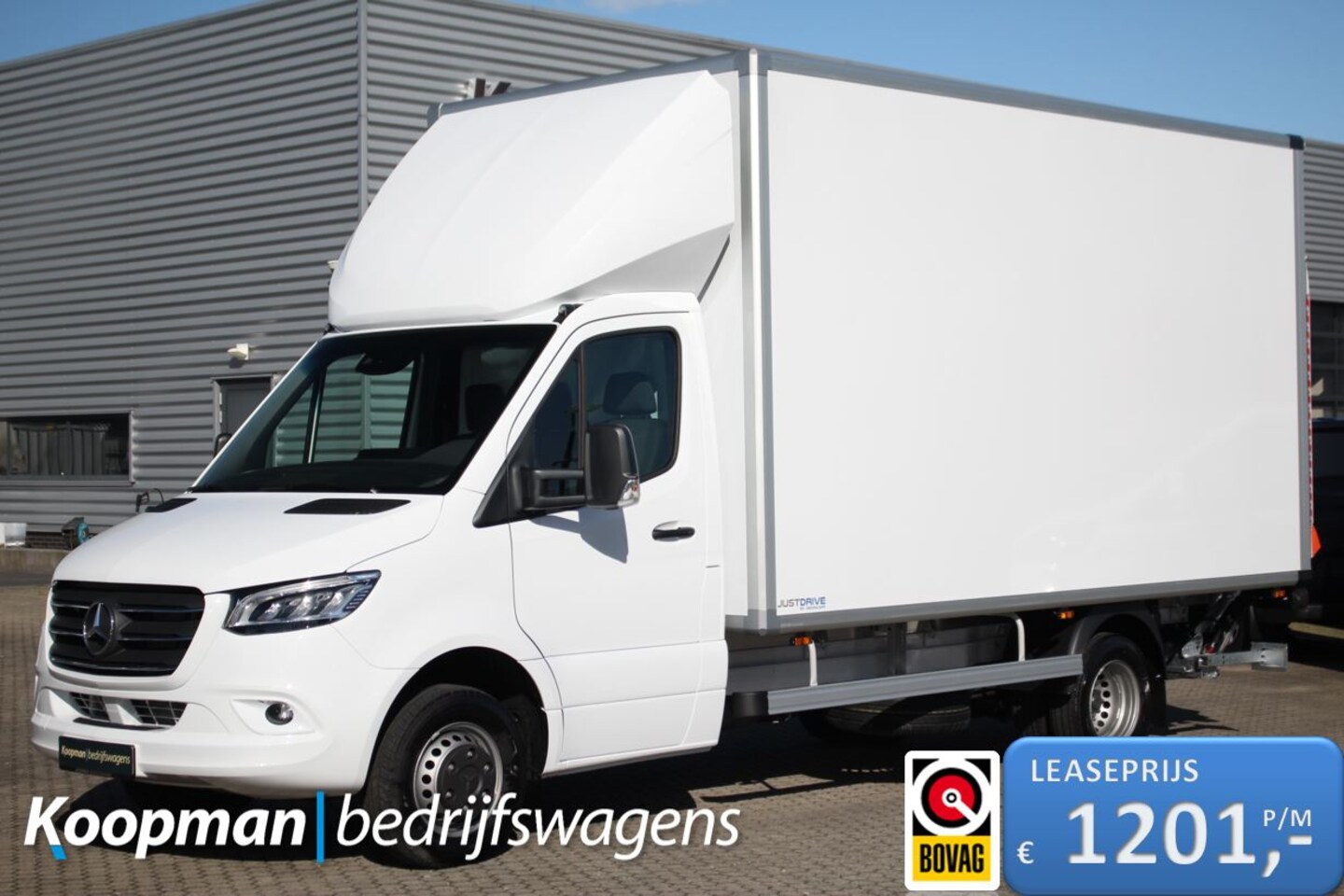 Mercedes-Benz Sprinter - 519 1.9CDI 190pk Automaat | Navi Mbux10 | Geveerde stoel |  DHollandia Laadklep 1000kg | B - AutoWereld.nl