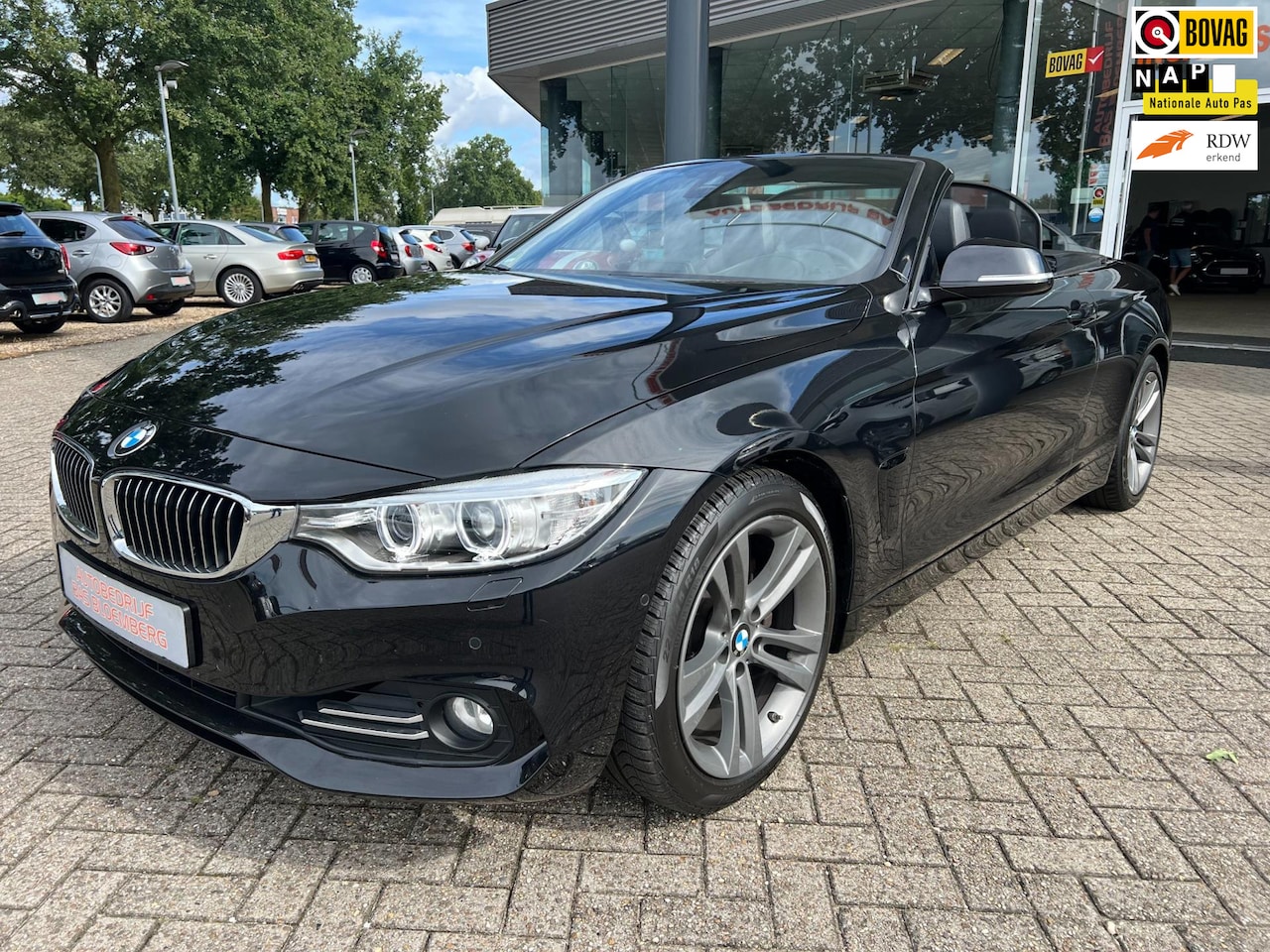 BMW 4-serie Cabrio - 430i High Executive 430i High Executive, Automaat, Leer, HUD, Stoel/stuur, nek verwarming, elektrisch stoelen, - AutoWereld.nl