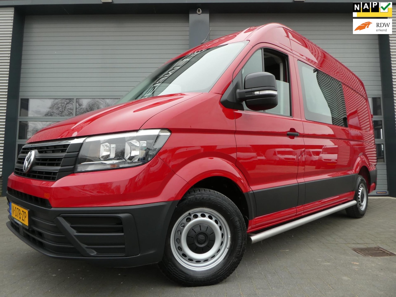 Volkswagen Crafter - 35 2.0 TDI L3H3 35 2.0tdi L3H3 140pk, Automaat, DC, Dubbel Cabine, Camera, Navigatie. - AutoWereld.nl