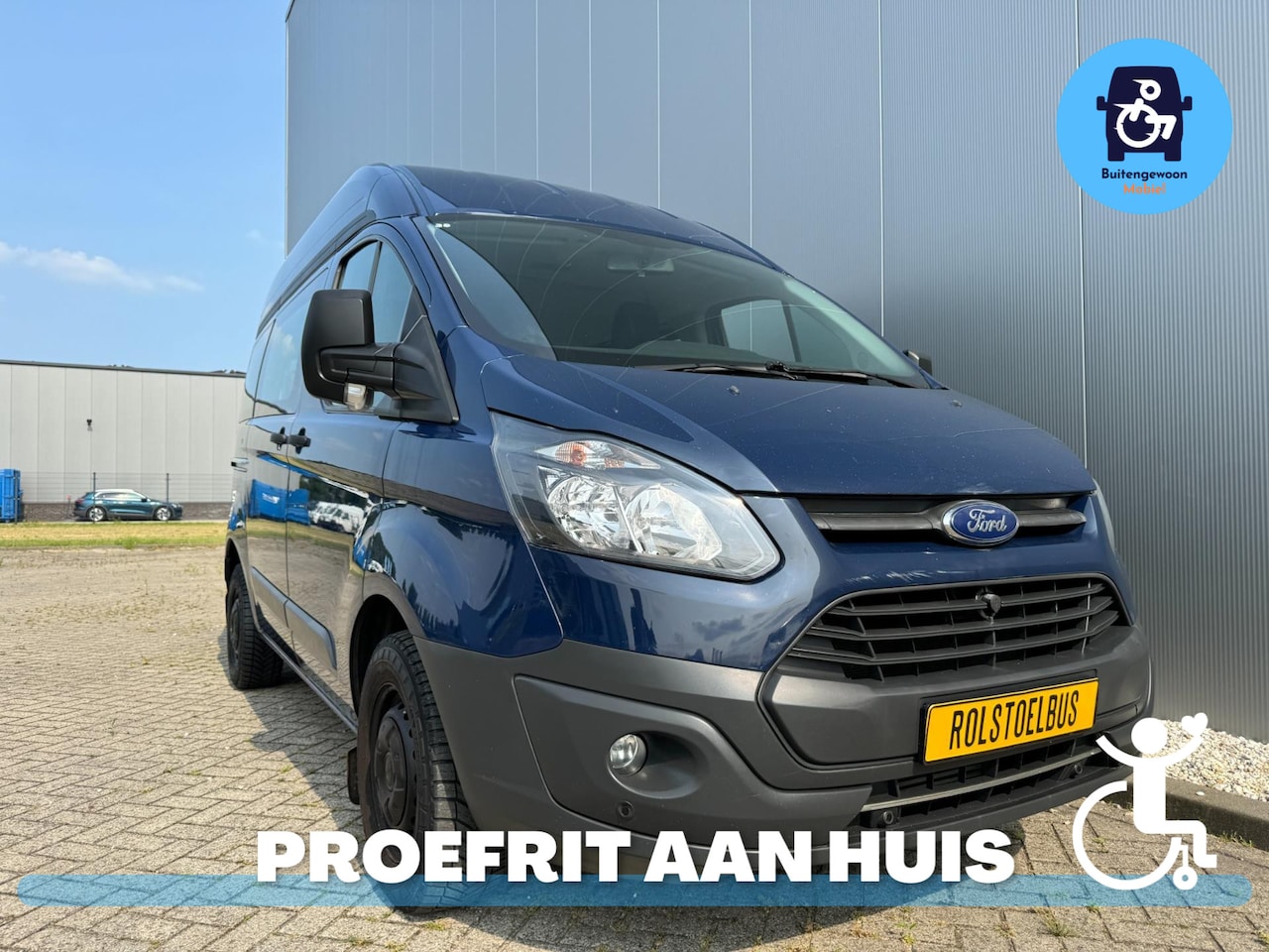 Ford Transit Custom - 2.0 (Airco) Rolstoelbus | Meerijder| Rolstoellift - AutoWereld.nl