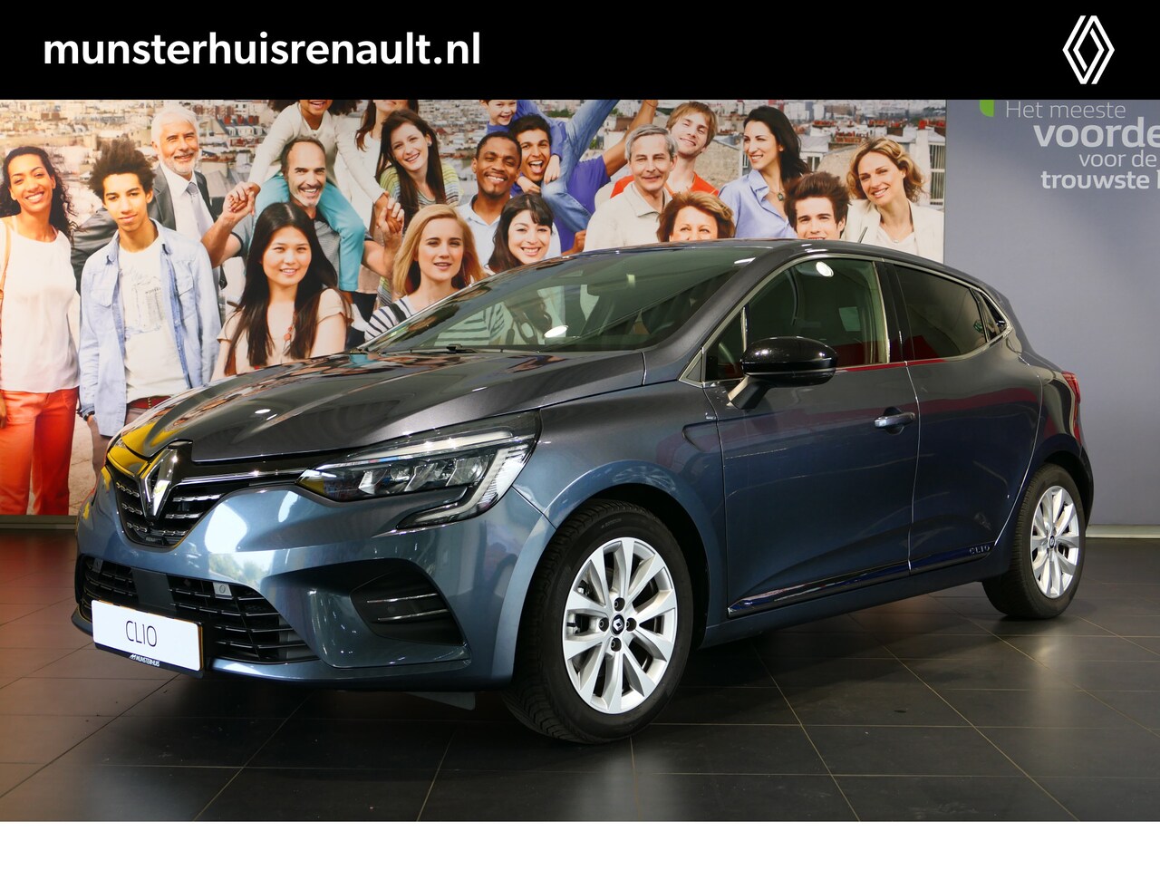 Renault Clio - 1.6 E-Tech Hybrid 140 Intens - 360 Camera, Groot scherm, Camera - AutoWereld.nl