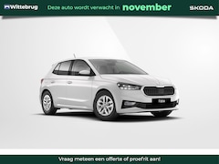 Skoda Fabia - 1.0 TSI Selection/ 15" lichtmetalen velgen Rotare Aero, zilver/ Sunset