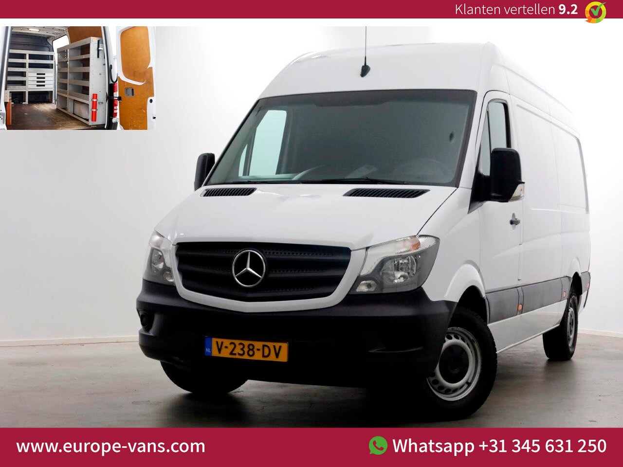 Mercedes-Benz Sprinter - 314 CDI 143pk Euro6 L2H2 Airco/Inrichting 02-2017 - AutoWereld.nl