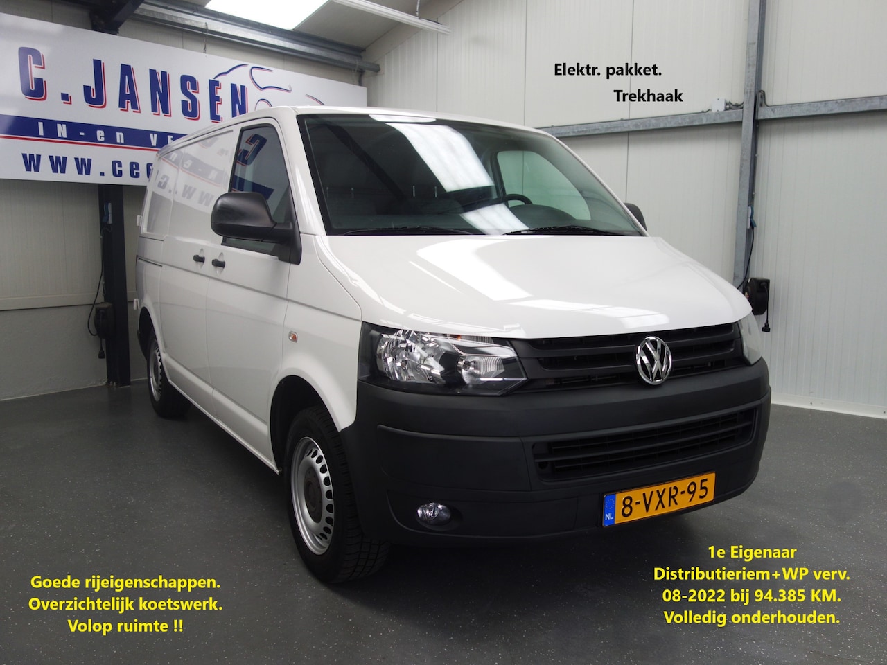 Volkswagen Transporter - 2.0 TDI L1H1 T800 Baseline Elektr pakket - AutoWereld.nl