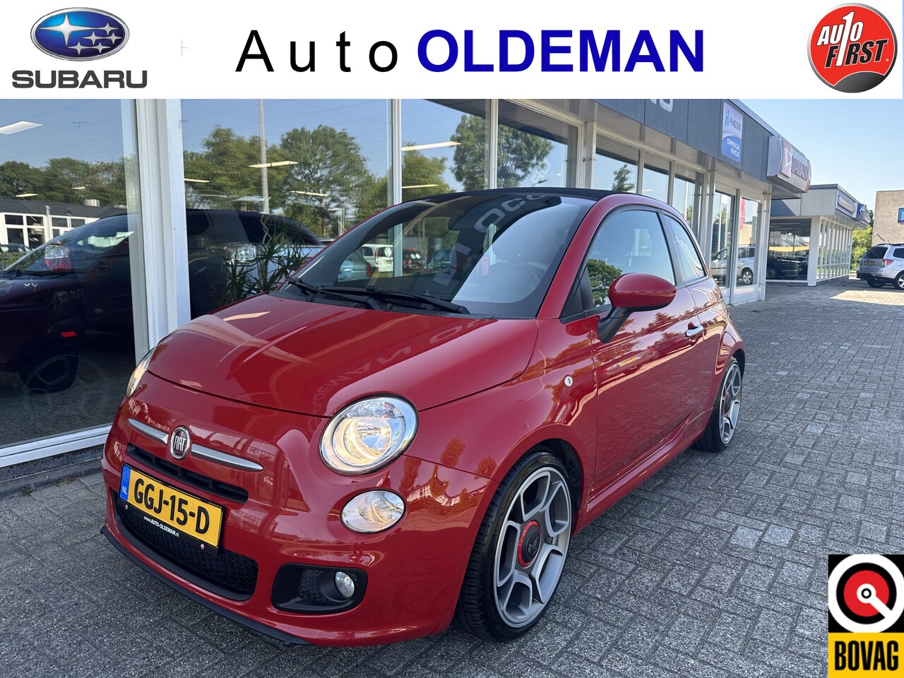 Fiat 500 - 0.9 TwinAir Turbo 500S LEDER,SPORTSTUUR,LICHTMETAAL - AutoWereld.nl