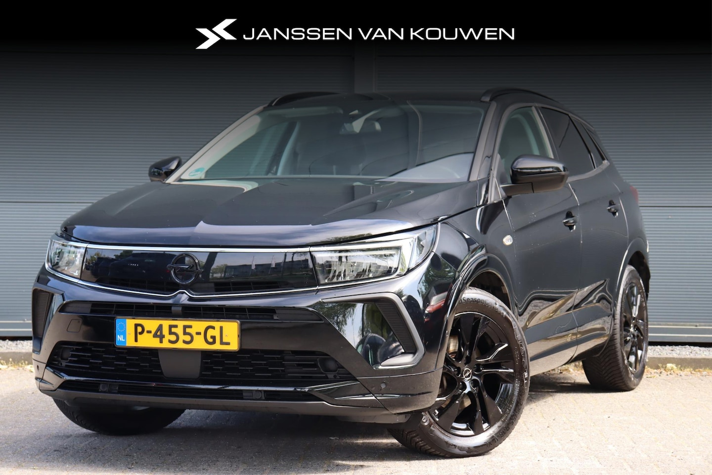 Opel Grandland - 1.2 Turbo GS Line | Black on black | Navi & carplay | Camera | Cruise control - AutoWereld.nl