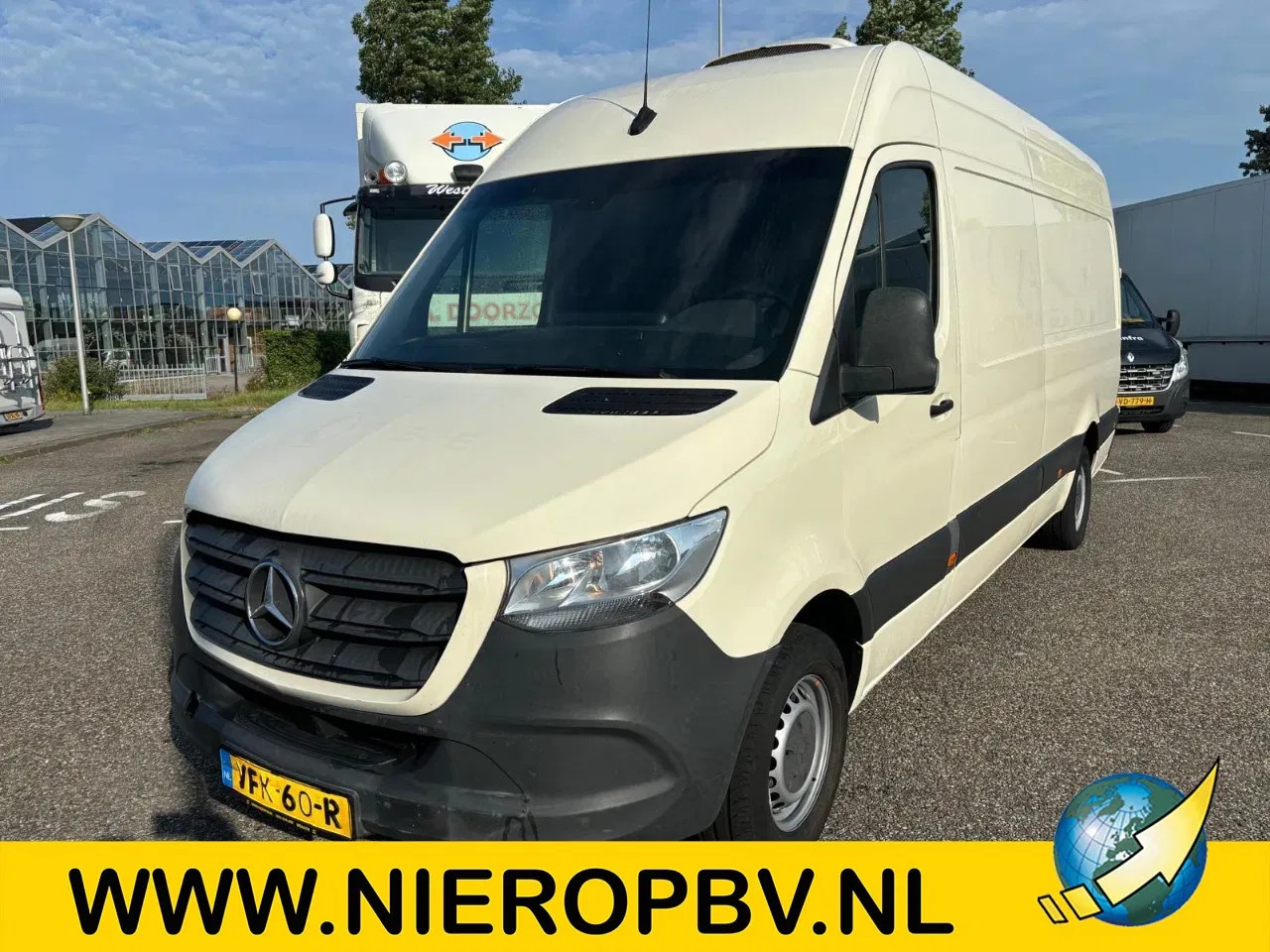 Mercedes-Benz Sprinter - 316CDI L3H2 Koelwagen 2X Carrier Koel Unit Met Stekker + Laadklep Automaat Airco Cruisecon - AutoWereld.nl