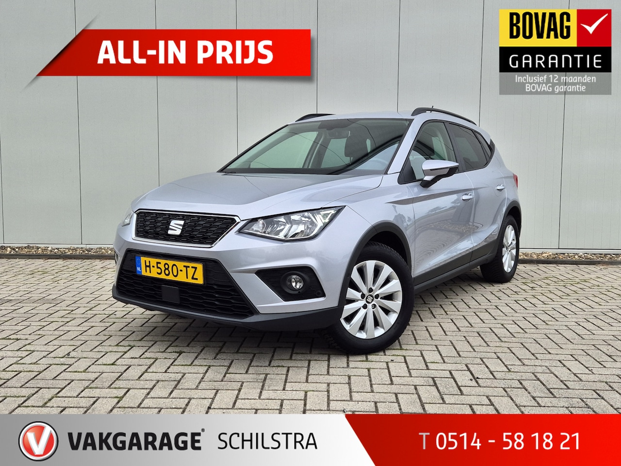 Seat Arona - 1.0 TSI Style Business Intense | Keyless | Navi | Clima | Camera - AutoWereld.nl