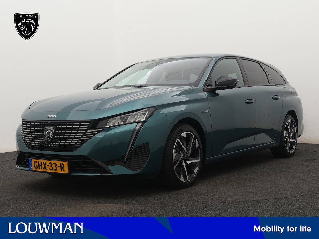 Peugeot 308 SW - 1.6 HYbrid 180 Allure Pack Business Limited | Adapt. Cruise Control | Navigatie | 360* Cam - AutoWereld.nl