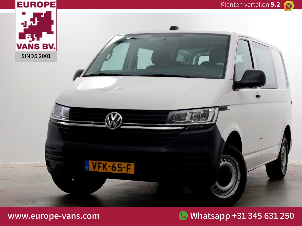 Volkswagen Transporter - T6.1 2.0 TDI 110pk L1H1 D.C. Airco/Navi/Achterklep 02-2020 - AutoWereld.nl