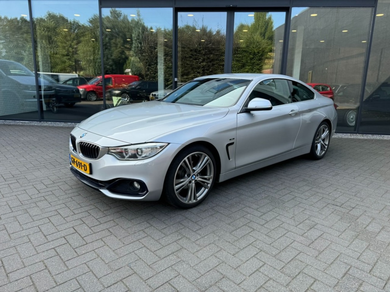 BMW 4-Serie - 420i SportLine,Xenon,SportLeer,NaviPro,Dealer OH,Stoelverw,Clima - AutoWereld.nl