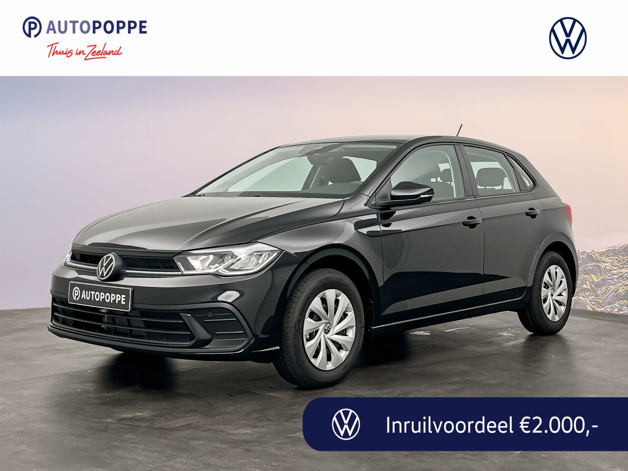 Volkswagen Polo - 1.0 TSI 95 5MT Rijstrookbehoudassistent (Lane Assist) | Parkeersensoren achter (Park Dista - AutoWereld.nl