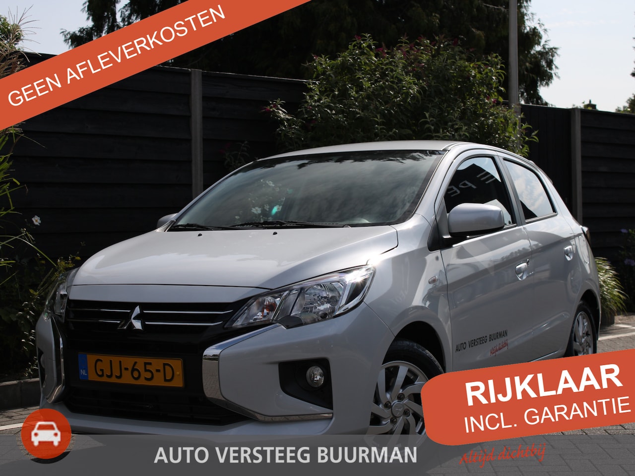 Mitsubishi Space Star - 1.2 Dynamic 5DRS Automaat Cruise-Climate control,  Apple Carplay/Android auto, Lichtmetale - AutoWereld.nl