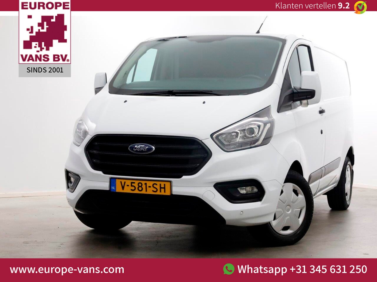 Ford Transit Custom - 2.0 TDCI 130pk Euro6 L1H1 Trend Airco/LED 09-2018 - AutoWereld.nl