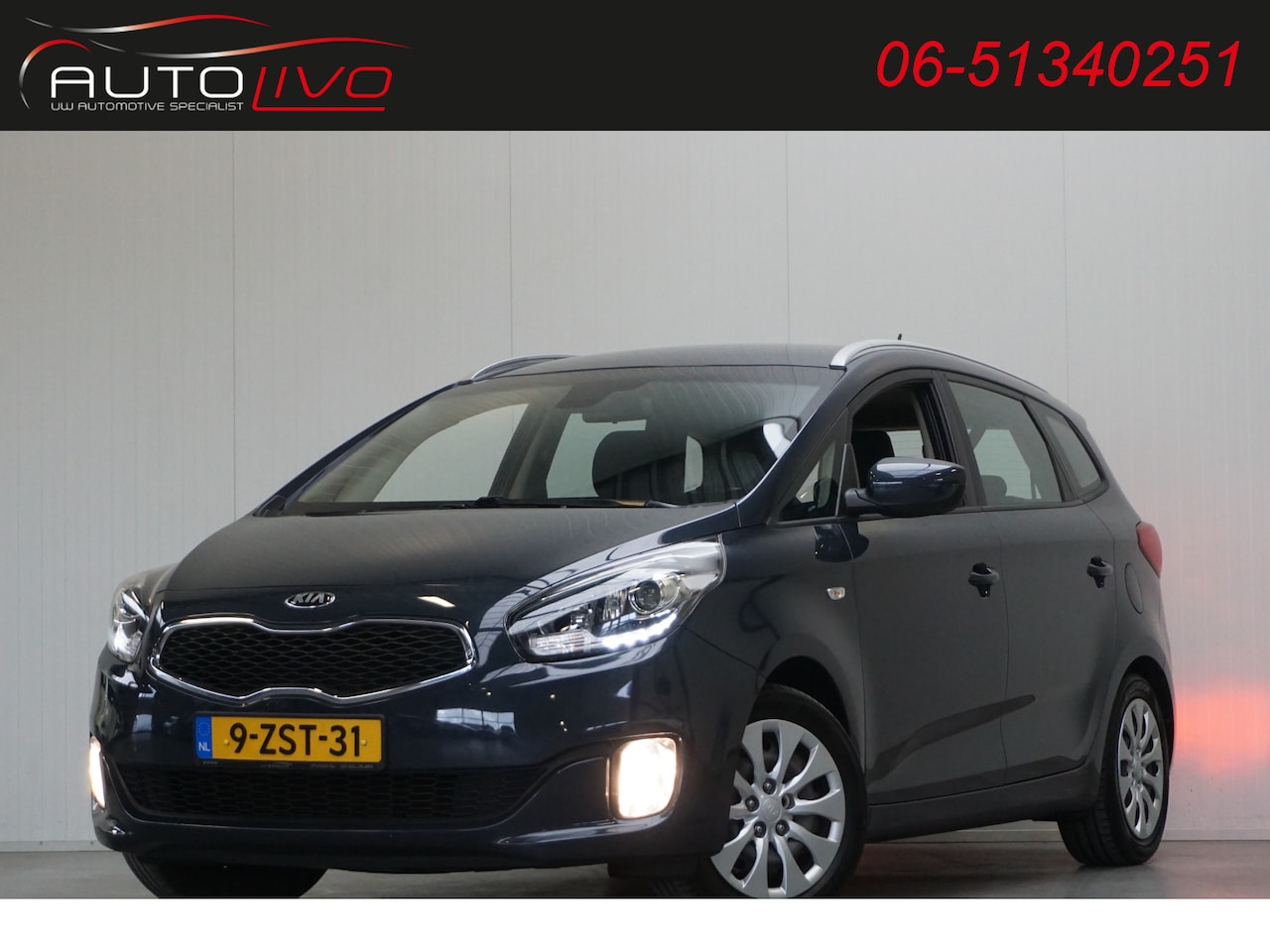 Kia Carens - 1.6 GDi ComfortLine 7 p. NAVI CLIMA CRUISE PDC TREKHAAK etc. - AutoWereld.nl