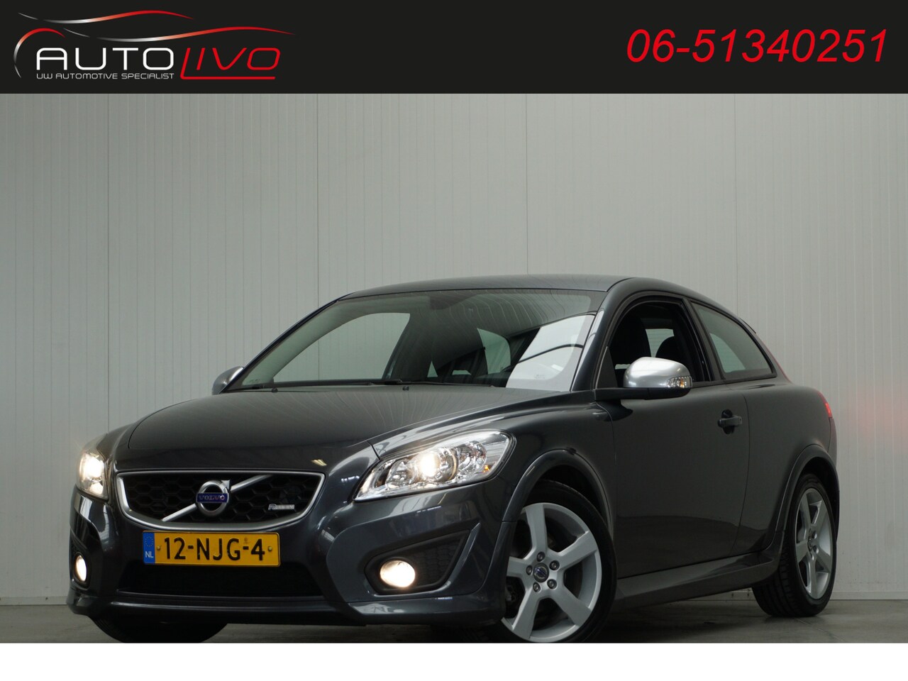 Volvo C30 - 1.6 D2 R-Edition NL AUTO! HEEL NETJES! H. LEER CLIMA CRUISE LMV 17" etc. - AutoWereld.nl