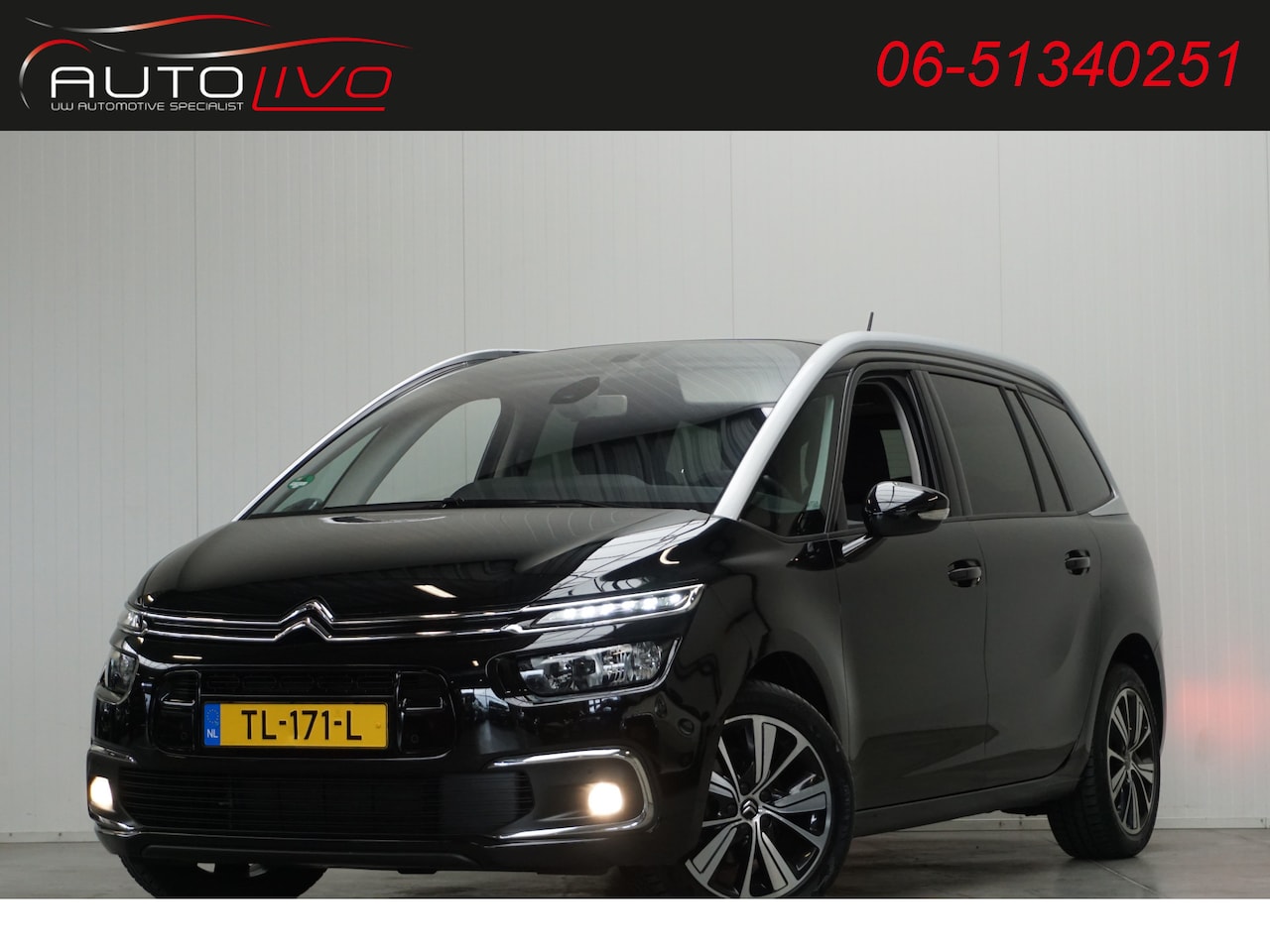 Citroën Grand C4 Picasso - 1.2 PureTech Business AUTOMAAT! NAVI APPLE CLIMA CRUISE TREKHAAK etc. - AutoWereld.nl