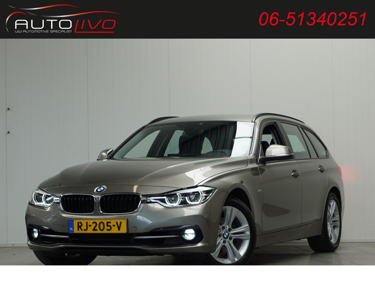 BMW 3-serie Touring - 318i Corporate Lease High Executive AUTOMAAT! GROOT NAVI XENON LEER etc. - AutoWereld.nl