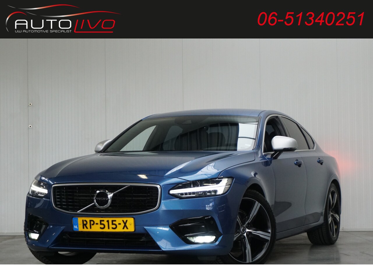 Volvo S90 - 2.0 D3 R-Design AUTOMAAT! BOM VOL! - AutoWereld.nl