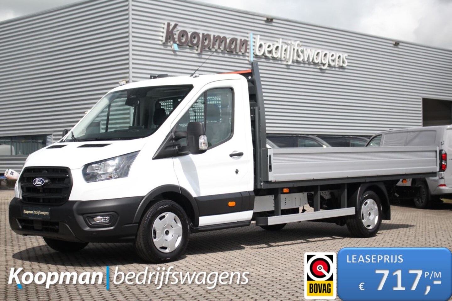 Ford Transit - 350 2.0TDCI 165pk L4H1 Trend | Pick-up | Camera | Carplay/Android | Lease 717,- p/m - AutoWereld.nl