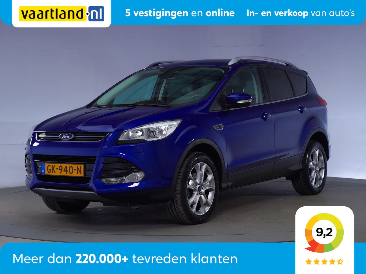 Ford Kuga - 1.5 Titanium [ Half leer Cruise Navigatie Clima] - AutoWereld.nl