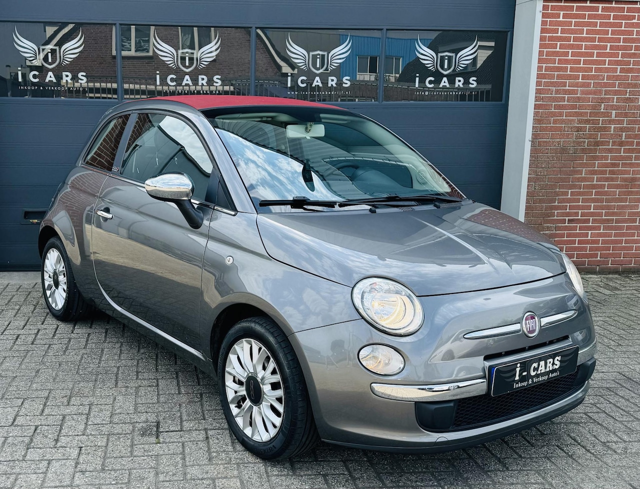 Fiat 500 - 1.2 Lounge Cabrio Nw. Distributieriem - AutoWereld.nl