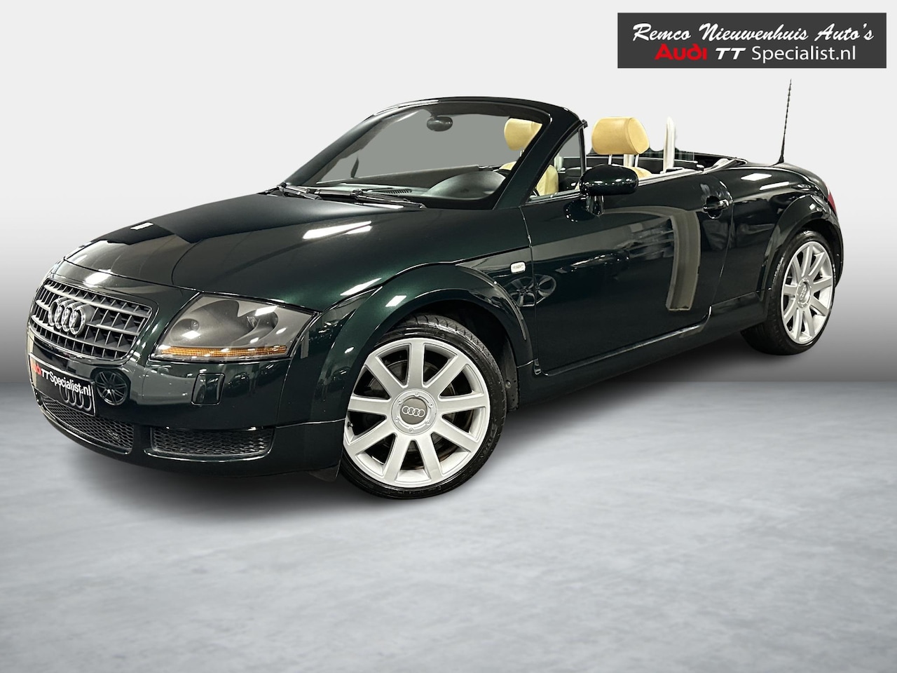 Audi TT Roadster - 1.8 5V Turbo quattro 180PK diepgroen metallic unieke kleur - AutoWereld.nl